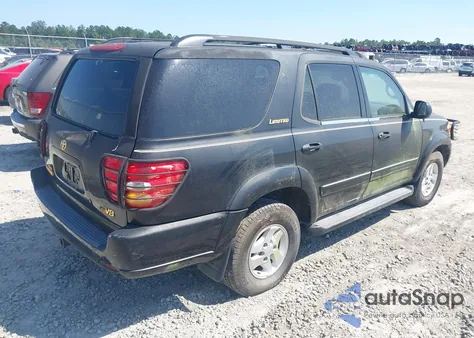 2001 Toyota Sequoia Limited V8 z USA, uszkodzony, nr VIN 5TDZT38A51S056396